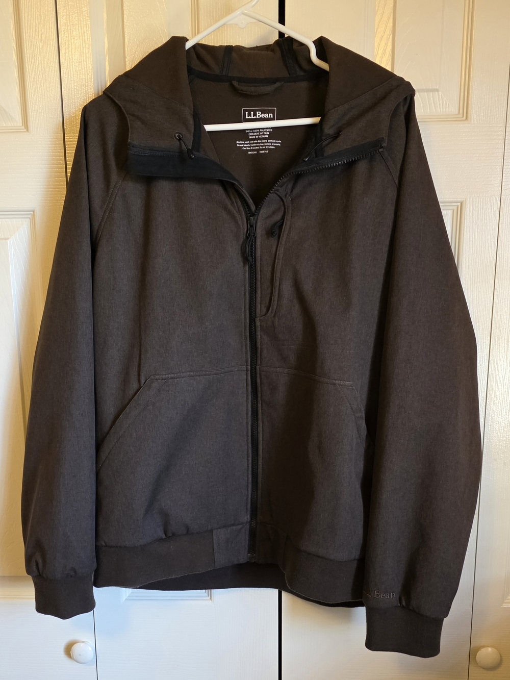L.L. Bean Dark Brown Hooded Jacket